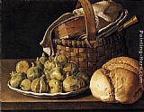 Still-Life with Figs by Luis Melendez